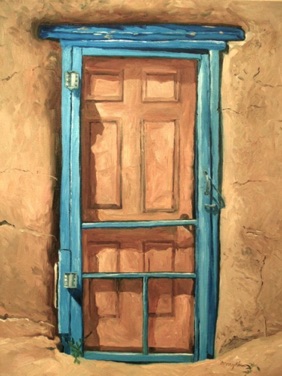 Blue Screen Door
oil on canvas
18” x 12”