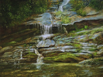 Edge of the Tuckasegee
oil on canvas
18" x 24"